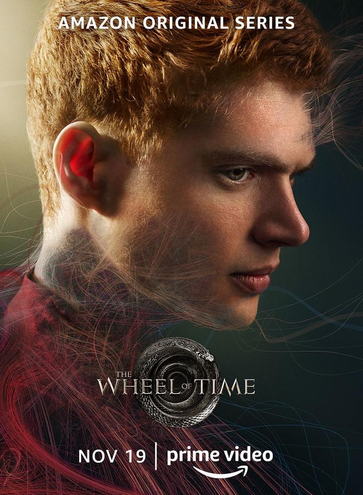 جوشا استرادوفسکی در پوستر سریال «چرخ زمان» (The Wheel of Time)